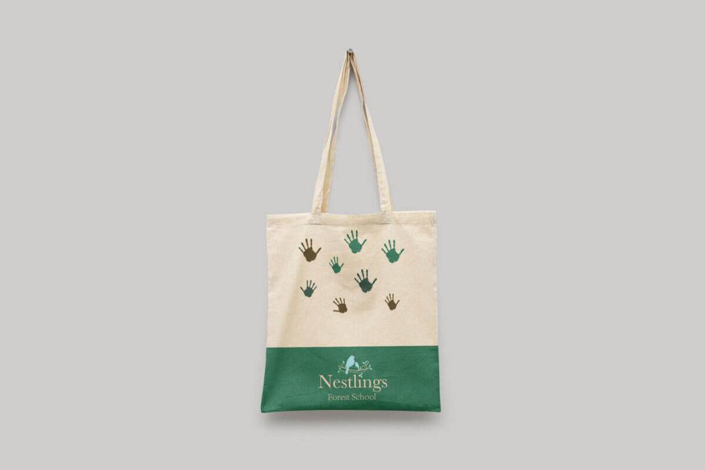 Logo On Tote Bag